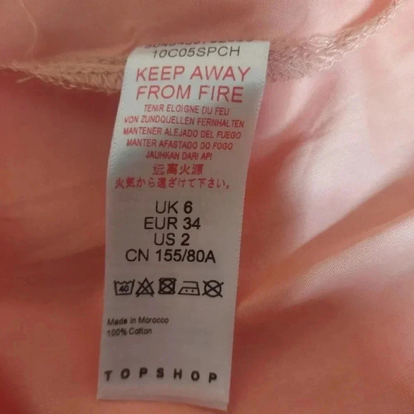 Topshop Peach Dress - Picture 6 of 9